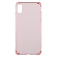 0 75 mm Dropproof transparante TPU Case voor iPhone XR (roze) - thumbnail