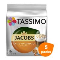 Tassimo - Jacobs Latte Macchiato Caramel - 5x 8 T-Discs - thumbnail