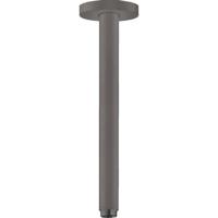 Hansgrohe Raindance e douchearm plafond 30cm brushed black chrome 27389340 - thumbnail