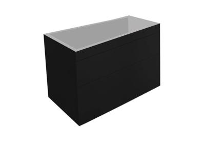 Onderkast Best Design Beauty Greeploos 78 cm Mat Zwart
