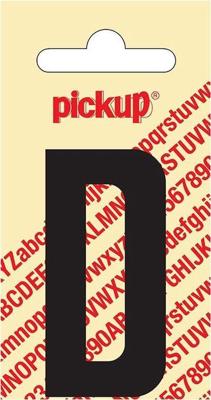 Plakletter Nobel Sticker zwarte letter D amsterdam Pickup - Pickup