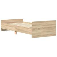 Bedframe zonder matras hout sonoma eikenkleurig 90x200 cm - thumbnail