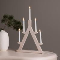 Nohr Kaarshouder/Tafellamp 'Azriel' kleur Whitewash - thumbnail