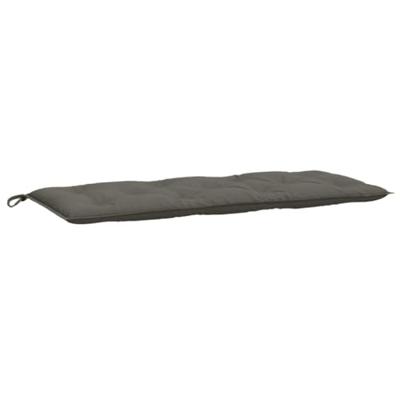 VidaXL Tuinbankkussen 120x50x7 cm stof gemêleerd donkergrijs