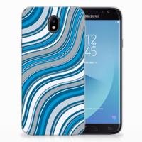 Samsung Galaxy J7 2017 | J7 Pro | TPU bumper | Waves Blue - thumbnail