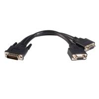 StarTech.com DMS-59 Adapter Y-kabel - DMS59 LFH59 (DMS60/LFH60) (stekker) 59 pin naar 2 x VGA (vrouwelijk) 15 pin - splitter - kabellengte 30cm - thumbnail