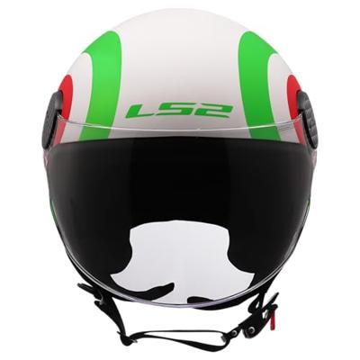 LS2 jethelm "of558 sphere lux ii urby" helmet of558 sph. lux ii urby wh/green/red l