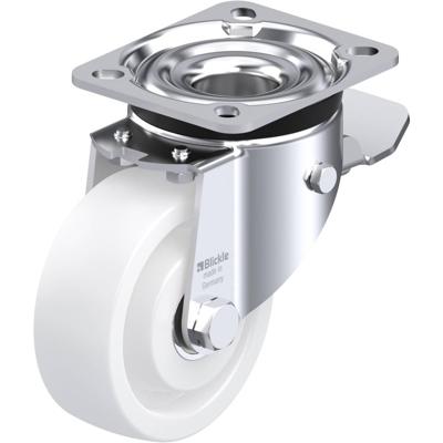 Blickle LK-SPO 100K-1-ST Zwenkwiel met rem Wieldiameter: 100 mm Draagvermogen (max.): 350 kg 1 stuk(s)