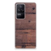 Xiaomi Poco F4 | Bumper Hoesje | Old Wood - thumbnail