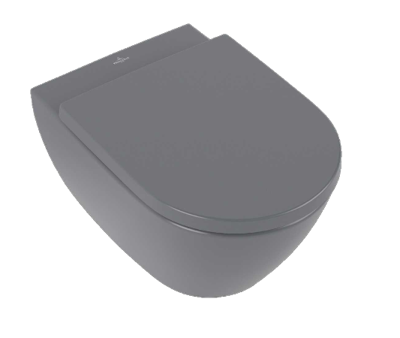 Wandcloset Villeroy & Boch Subway 2.0 Diepspoel Zonder Spoelrand Grafiet Villeroy & Boch Wandcloset Villeroy & Boch Subway 2.0 Diepspoel Zonder Spoelrand Grafiet Villeroy & Boch