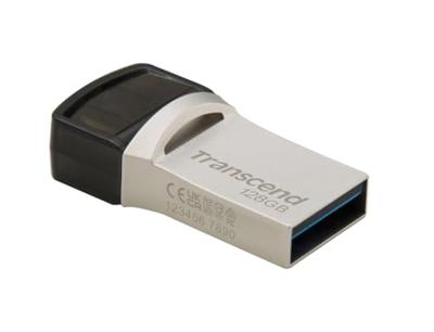 Transcend JetFlash 890 USB-stick smartphone/tablet Zilver 128 GB USB-A 3.2 Gen 2, USB-C Transcend JetFlash 890 USB-stick smartphone/tablet Zilver 128 GB USB-A 3.2 Gen 2, USB-C