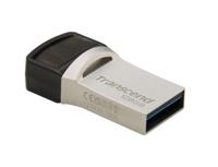 Transcend JetFlash 890 USB-stick smartphone/tablet Zilver 128 GB USB-A 3.2 Gen 2, USB-C - thumbnail