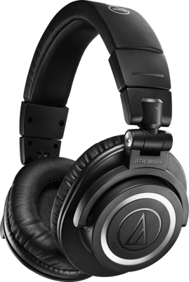 Oordopjes Audio-Technica ATH-M50XBT2 Zwart