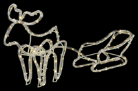 LIVARNO home 3D kerstverlichting (Rendier met slee klein) - thumbnail