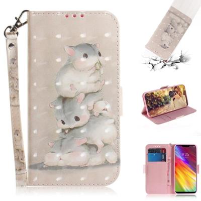 3D gekleurde tekening eekhoorns patroon horizontale Flip lederen case voor LG Q Stylo 5 met houder & kaartsleuven & portemonnee 3D gekleurde tekening eekhoorns patroon horizontale Flip lederen case voor LG Q Stylo 5 met houder & kaartsleuven & portemonnee