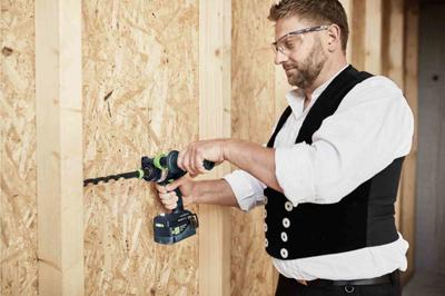 Festool TPC 18/4 I-Basic QUADRIVE Accu klop-/schroefboormachine 18V Basic Body in Systainer - 575604 - thumbnail