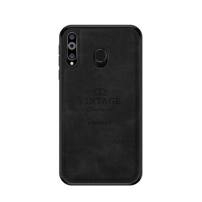 PINWUYO schokbestendige waterdichte volledige PC + TPU + huid beschermhoes voor Galaxy M30 (zwart)