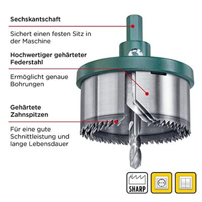 kwb 498300 Gatenzaag 3-delig 60 mm, 67 mm, 74 mm 1 stuk(s)