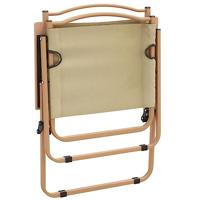 Campingstoelen 2 st 54x55x78 cm oxford stof beige - thumbnail