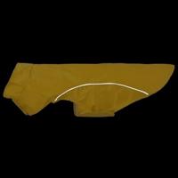 Hondenregenjas met reflecterende strips polyester geel XL - thumbnail