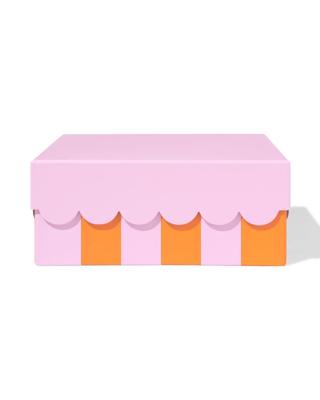 HEMA Doos L Vierkant Strepen