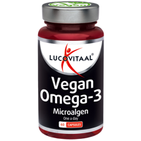 Lucovitaal Omega-3 microalgen vegan 60 Vegetarische capsules - thumbnail