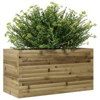 Plantenbak 90x40x45,5 cm gempregneerd grenenhout - thumbnail