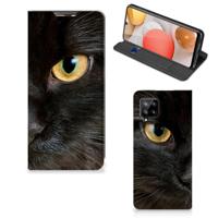Samsung Galaxy A42 | Hoesje maken | Zwarte Kat - thumbnail