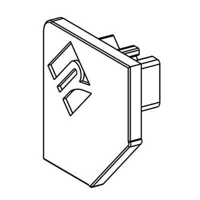 Deko Light 978221 P-EV-01-08 Eindkappen-set Kunststof 1 stuk(s)