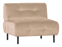 WOOOD Fauteuil 'Lloyd' Velvet, kleur Sea Salt - thumbnail