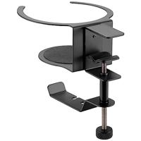 SpeaKa Professional SP-HCH-120 Koptelefoonhouder Geïntegreerde kabelvoering Zwart - thumbnail