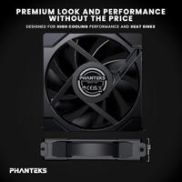 Phanteks PH-F120M25_G2_BBK01_3P PC-ventilator Zwart (b x h x d) 120 x 25 x 120 mm - thumbnail