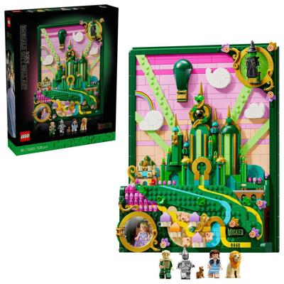 LEGO Wicked Emerald City muurkunst 75685