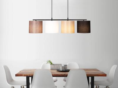 Hanglamp VALERY 4 lampen multi kleuren Hanglamp VALERY 4 lampen multi kleuren