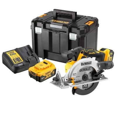 DeWalt dcs565p2 | accu cirkelzaag | xr | flexvolt | 18 v | 5,0ah | li-ion | 185 mm in tstak - dcs565p2-qw