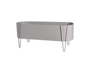 ProGarden Plantenbak 58x20x32 cm mat lichtgrijs - thumbnail