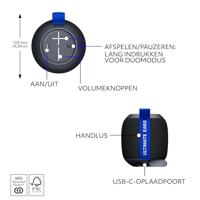 Logitech WONDERBOOM PLAY Zwart Bluetooth luidspreker - thumbnail