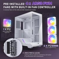Antec C3 ARGB Midi-tower PC-behuizing Wit Zijvenster - thumbnail