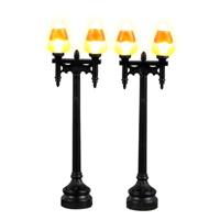 Candy Corn Street Light Set Of 2 B/O (4.5V) Halloweenhuisje LEMAX - Lemax - thumbnail