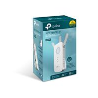 TP-Link RE450 (DE) AC1750 Gigabit dual-band WLAN repeater (1300 Mbit/s (5 GHz) en 450 Mbit/s (2,4 GHz), AP-modus, signaalsterkteweergave, 1 Gigabit poort, WPS, geschikt voor alle WLAN-apparaten) - thumbnail