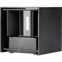 V-TAC VT-759-B-N LED Vierkante Wandlamp - Bridgelux - IP65 Waterdicht - Zwart - 5W - 700 Lumen - - thumbnail