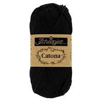 Scheepjes Catona - 10g - 110 Jet Black - Haakgaren / Breigaren - thumbnail