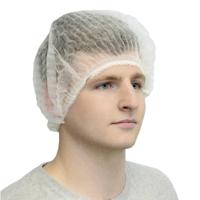 Antistat 600-3033 ESD Geplisseerde mob-kap Wit - thumbnail