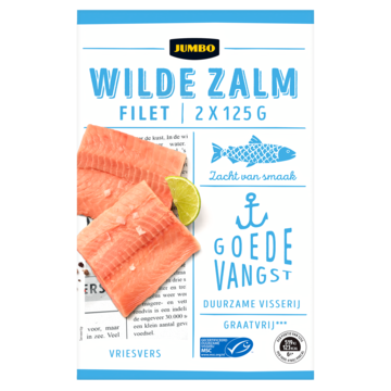 Jumbo Wilde Zalmfilet 2 x 125 g