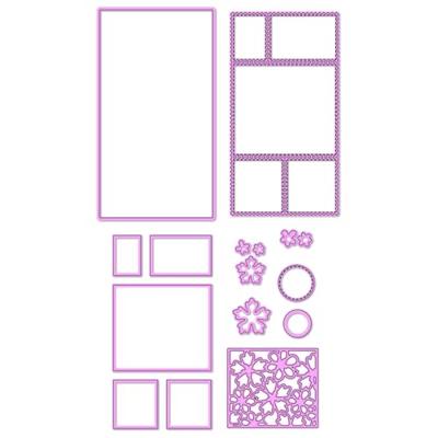 Nellie's Choice • multi frame dies lentebloemen 16st.