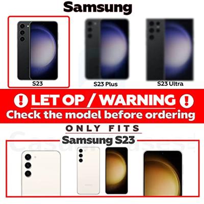 Lunso - Samsung Galaxy S23 - cover bookcase hoes - Grijs Lunso - Samsung Galaxy S23 - cover bookcase hoes - Grijs