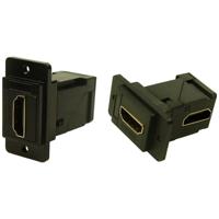 Cliff CP30753MB3 HDMI-adapter Bus, inbouw Zwart 1 stuk(s) - thumbnail