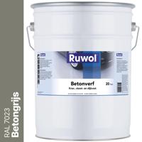Ruwol Betonverf Betongrijs (RAL 7023) 20 liter - thumbnail