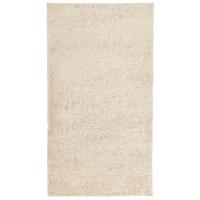 VidaXL Vloerkleed pamplona shaggy hoogpolig modern 60x110 cm goudkleur - thumbnail