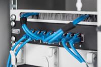 Digitus DN-91608S 8 poorten Netwerkpatchpaneel 254 mm (10) CAT 6 1 HE Meerdere kleuren Ingericht - thumbnail